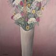 Josef Costazza "Blumenstilleben" Öl auf Leinwand 40 x 40 cm