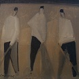 Josef Costazza "Ernte" Öl auf Leinwand, 35 x 40 cm