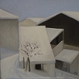 Josef Costazza "Winterlandschaft bei Unterstein" Öl auf Leinwand, 45 x 55 cm