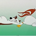 Looney Tunes "Barnyard Bully" Sericel 27 x 64 cm