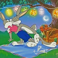 Looney Tunes "Enchanted Evening" Sericel Limited Edition 28 x 33 cm
