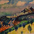 Max Spielmann "Assisi" 12. Okt 63 Aquarell 43 x 60 cm
