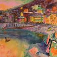 Max Spielmann "Nervi" 17. Okt 63 Aquarell 47 x 63 cm