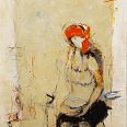 Michael Unterluggauer "Loslassen" Acryl/Mischtechnik auf Leiwand 70 x 50 cm