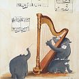 Otto Waalkes "Harpos Theme" Grafik 73 x 53 cm