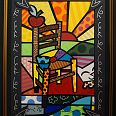 Romero Britto "Gauguins Chair" 2014 Siebdruck 107 x 79 cm