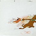 Scooby Doo "Scooby and Scrappy Doo" Original Production Cel Original Production Drawing 27 x 32 cm