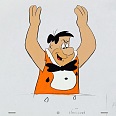 The Flintstones "Fred Flintstone" Original Production Cel 27 x 32 cm