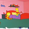 The Simpsons, Bart & Lisa Bed, Bart the Mother 5F22, Original Production Cel