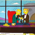 The Simpsons, Mr. Burns & Smithers, The Old Man and the Lisa 4F17, Original Production Cel