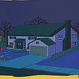 The Simpsons "The Trouble with Trillions" Original Production Background 27 x 32 cm