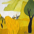 Veronika Gerber "Torbole" Öl auf Leinwand 60 x 60 cm