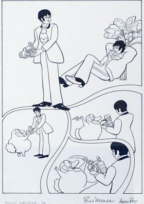 Bill Morrison Original Drawing Ink on paper Yellow Submarine Page 34  60  x 43,5 cm web