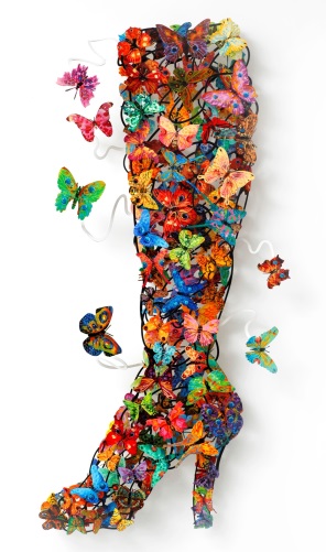 David Gerstein Elegance wallsculpure 140 x 62 cm web