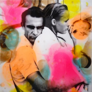 Jörg Döring true love Mixed media 100 x 100 cm