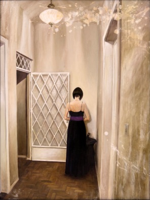 Martha Werneck O Não Dito, Série Pinturas de Canto Mischtechnik auf Holz 80 x 60 cm web
