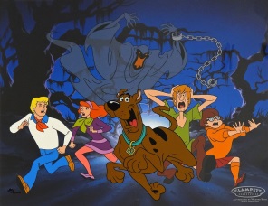 Scooby Doo Relp Its a green ghost Sericel Limited Edition 1000 30 x 34 cm Warner Bros web