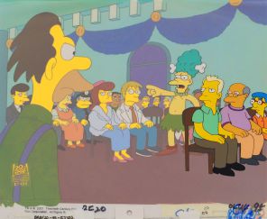 The Simpsons The Last Temptation of Krust Original Production Cel 27 x 32 cm web